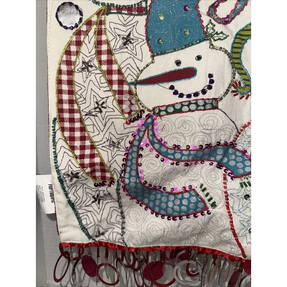 Pier 1 Imports Colorful Embroidered Table Runner 13